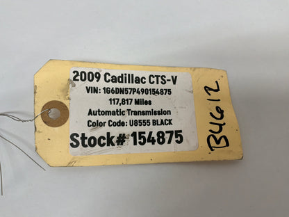 2009 Cadillac CTS-V Fuel Gas Feed Line Hose Tube Pipe OEM
