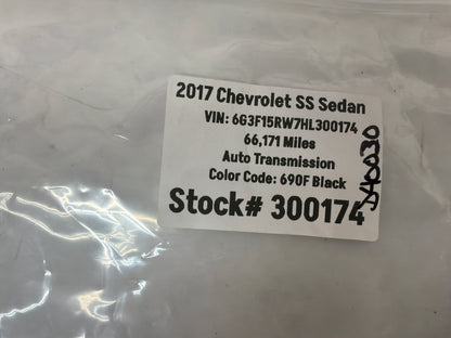 2017 Chevy SS Sedan Fuel Pump Control Module OEM
