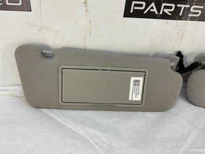 2016 Chevy SS Sedan RH & LH Sunvisors Sun Visors w/ Clips OEM