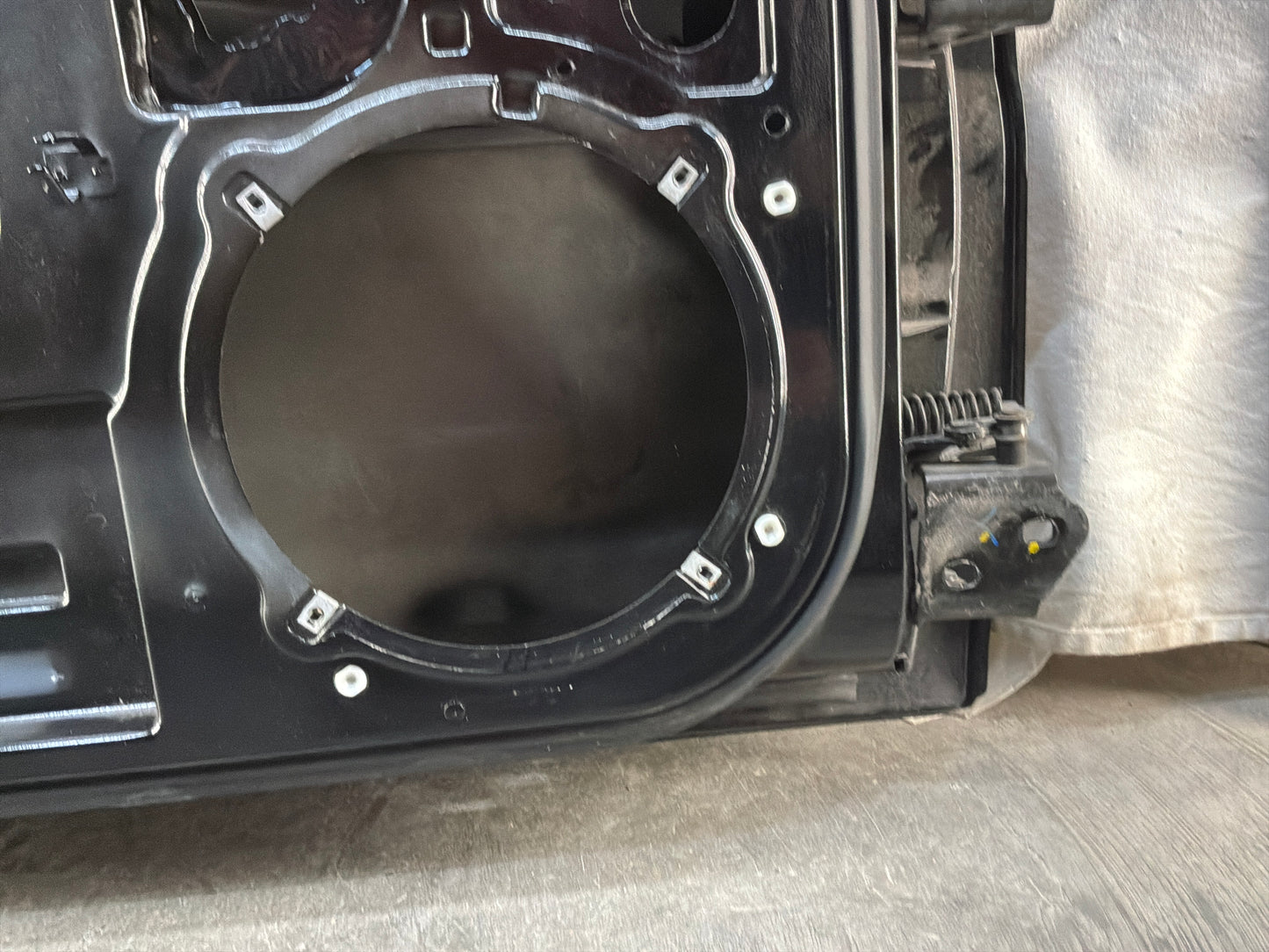 2007 Chevy C6 Corvette Convertible LH Driver Exterior Front Door Black OEM