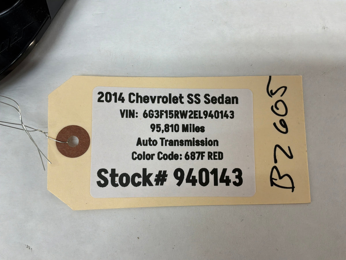2014 Chevy SS Sedan Bose Package Tray Parcel Shelf Rear Deck Speakers OEM