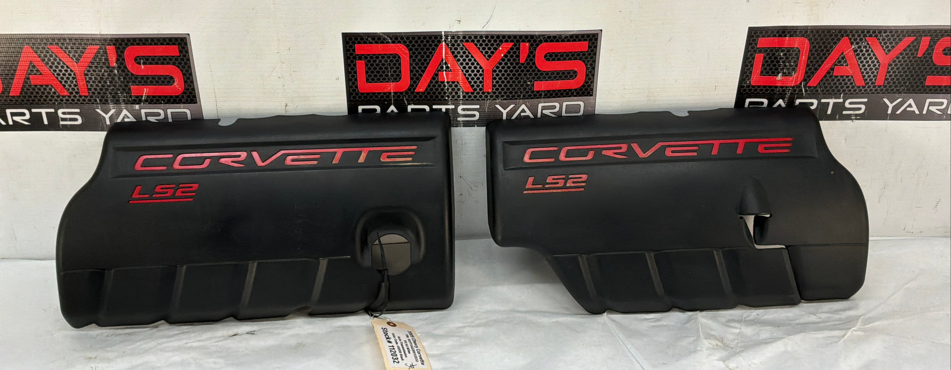 2005 Chevy C6 Corvette RH & LH Engine Appearance Intake Manifold Covers OEM - Day's Parts Yard