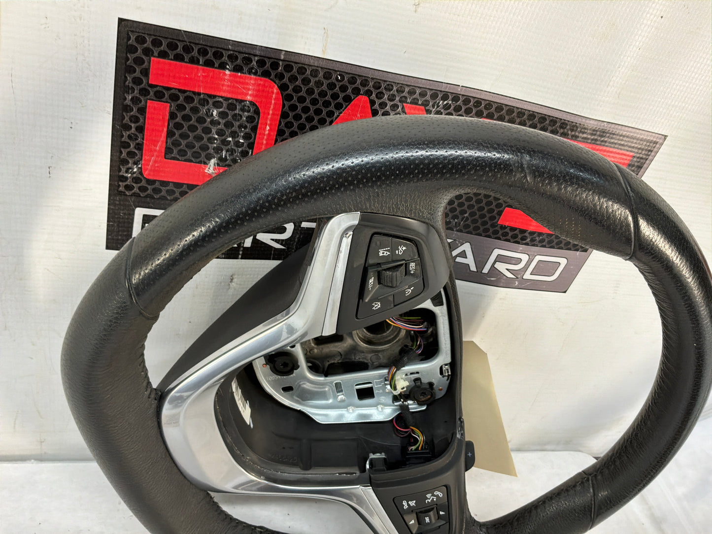 2017 Chevy SS Sedan Black Leather Steering Wheel OEM