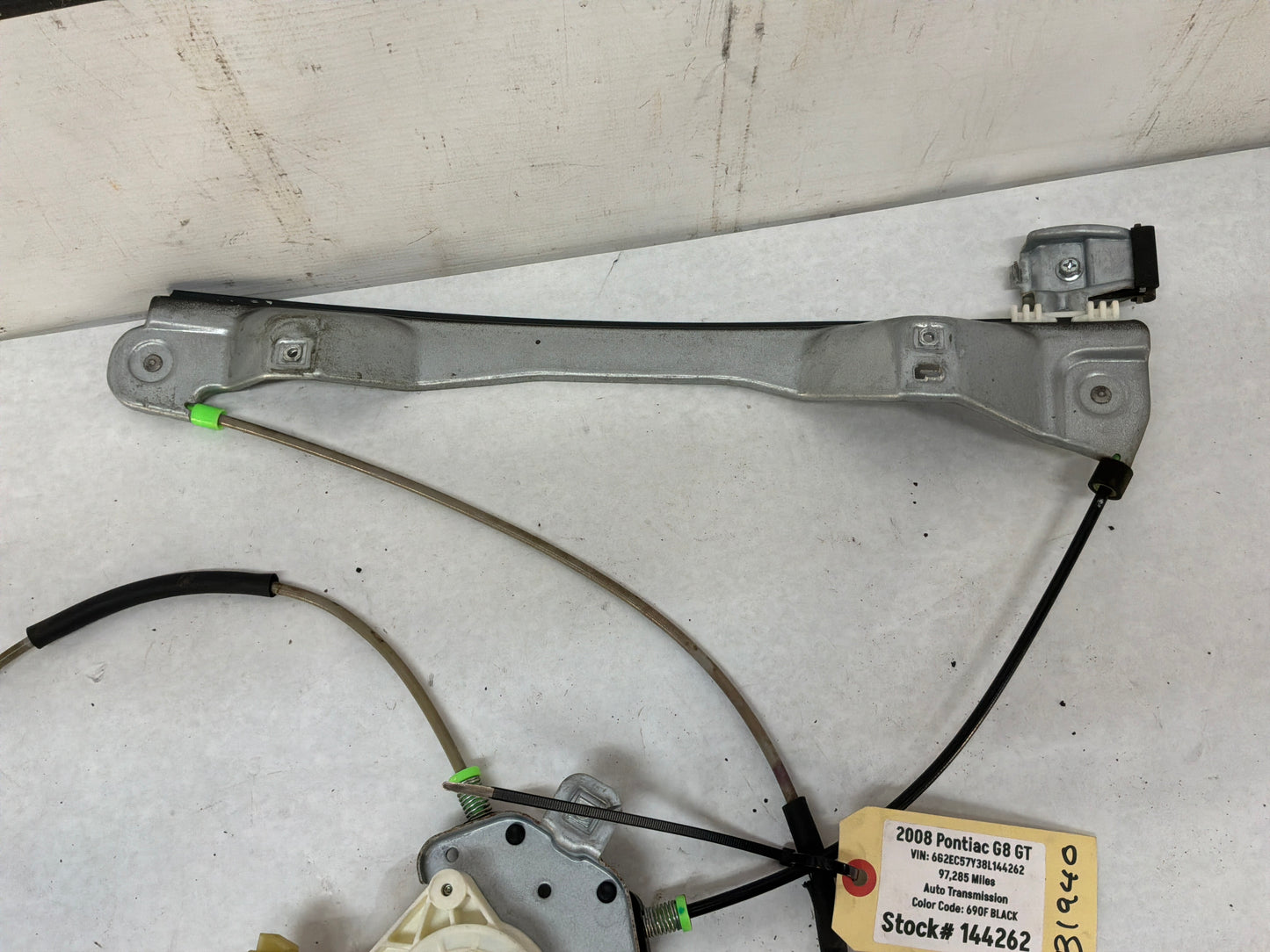 2008 Pontiac G8 LH Driver Front Door Window Regulator Motor OEM