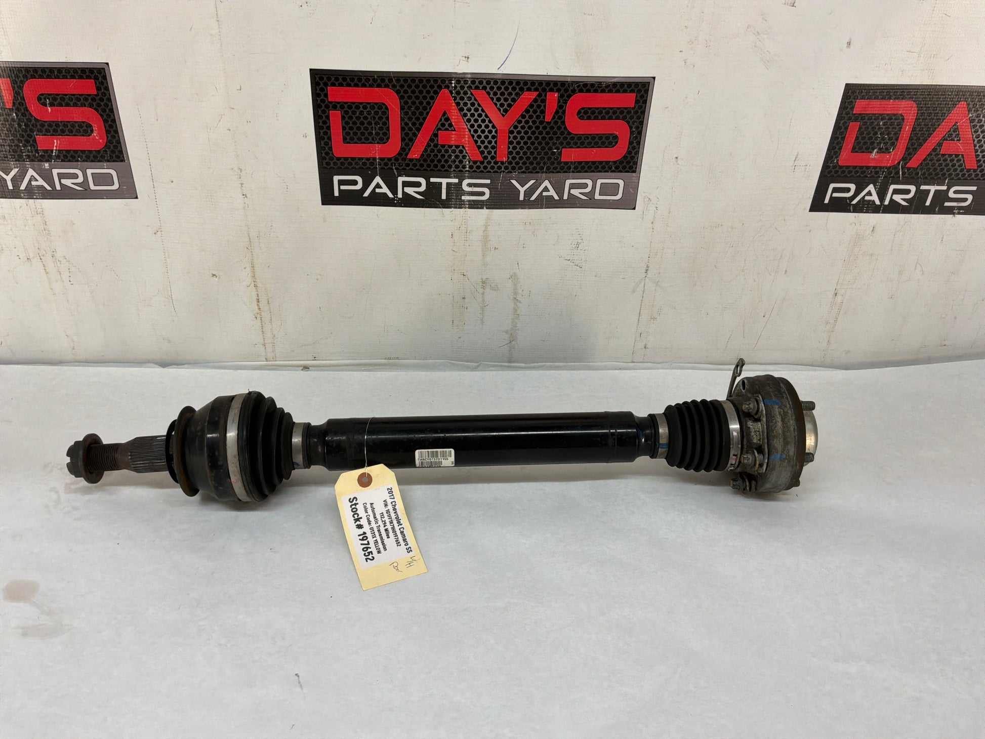 2017 Chevy Camaro SS LH Driver Rear CV Axle Half Shaft OEM - Day's Parts Yard