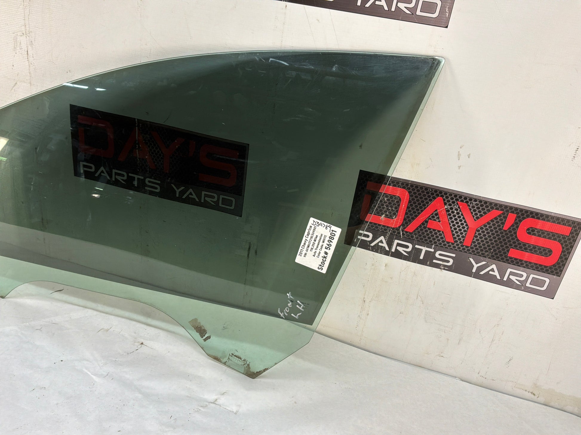 Lh window glass - Day's Parts Yard