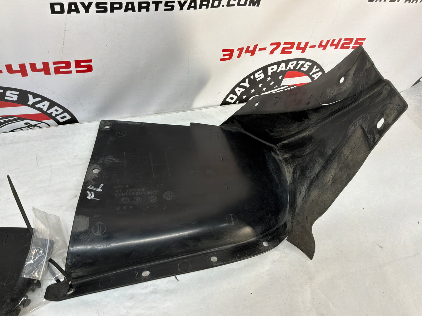 2007 C6 Corvette Convertible LH Driver Front Fender Wheel Well Liner House OEM