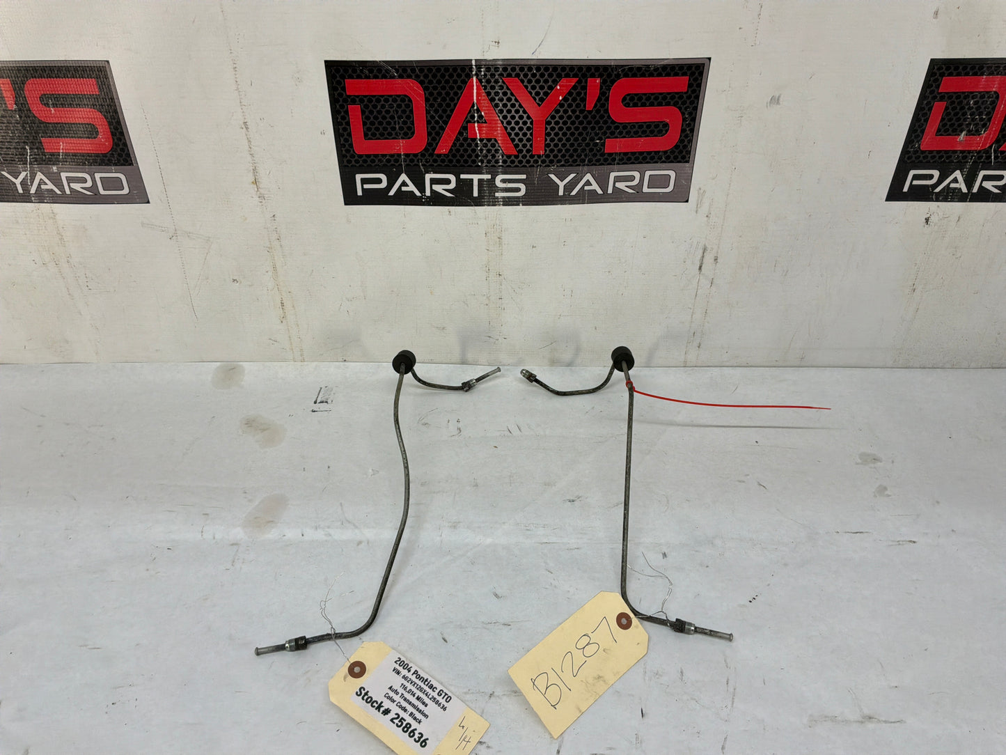 2004 Pontiac GTO RH & LH Rear Suspension Control Arm Hard Brake Lines Tubes Hoses OEM