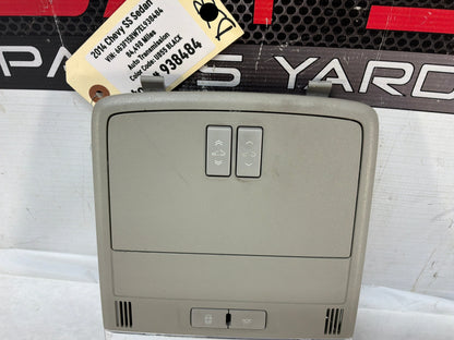 2014 Chevrolet SS Sedan Over Head Overhead Console Dome Map Light Lamp OEM - Day's Parts Yard
