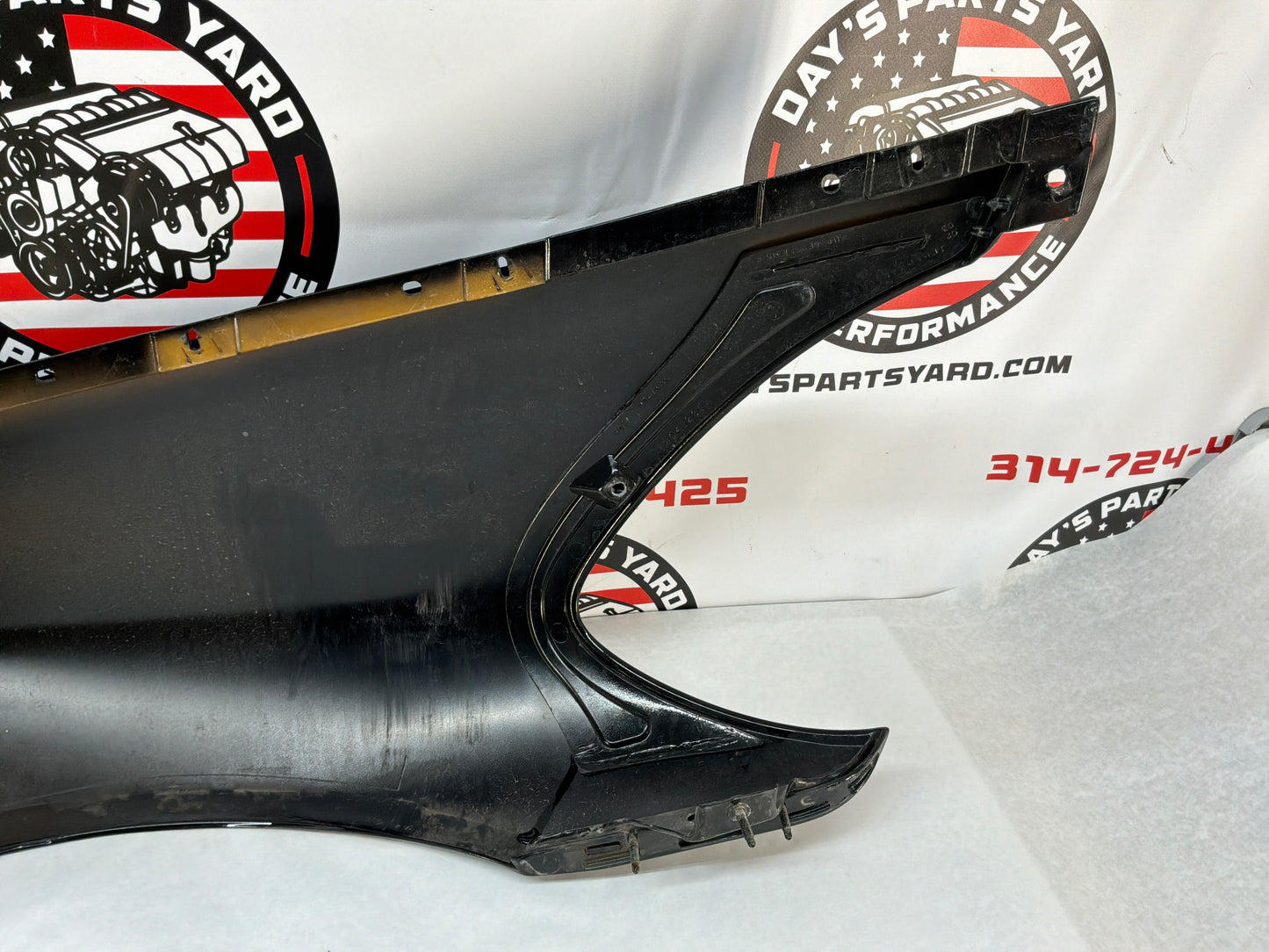 2007 C6 Corvette Convertible LH Driver Front Fender Black OEM