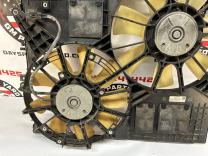 2009 Cadillac CTS-V Radiator Dual Electric Coolant Cooling Fans OEM