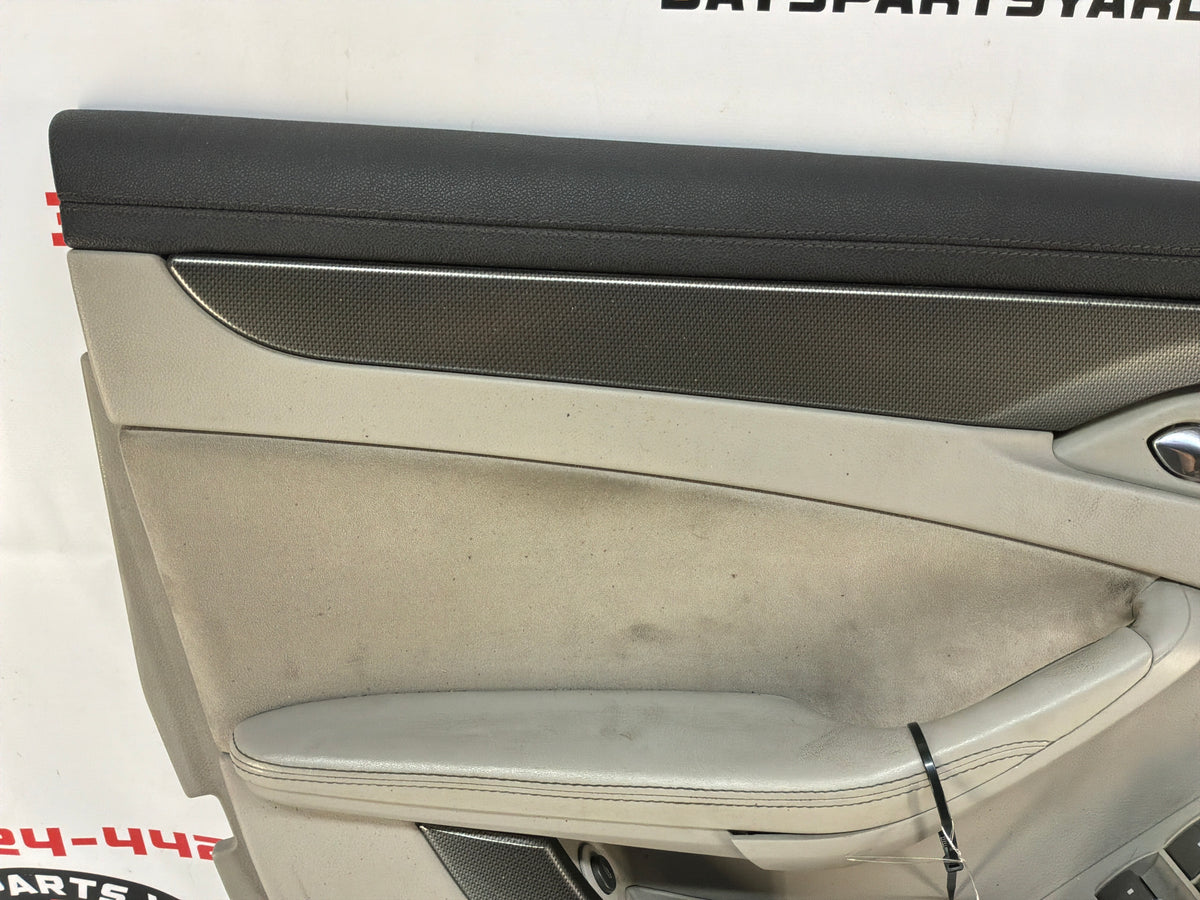 2009 Cadillac CTS-V Titanium LH Driver Front Interior Door Panel Trim OEM