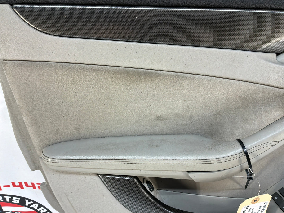 2009 Cadillac CTS-V Titanium LH Driver Front Interior Door Panel Trim OEM