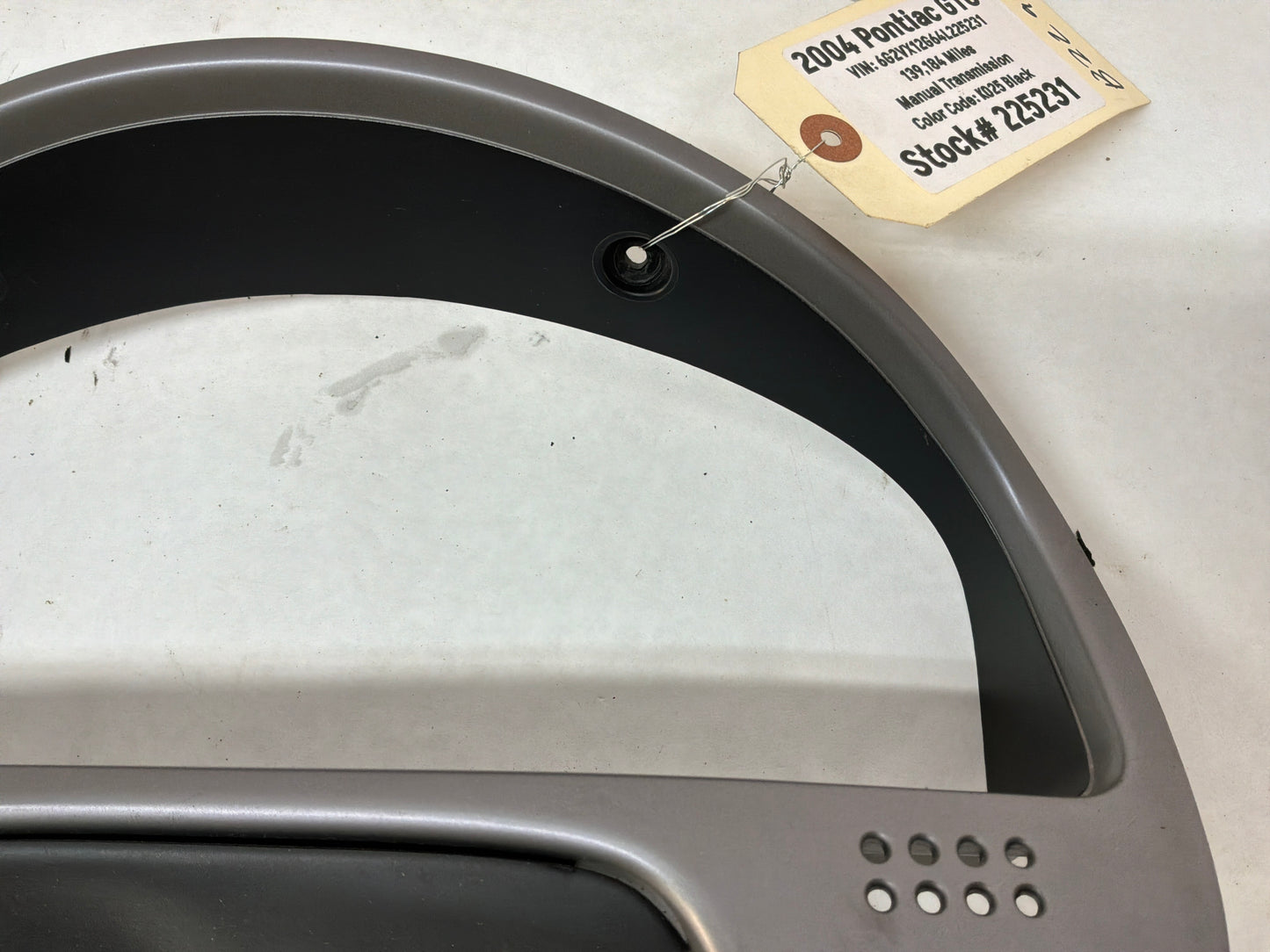 2004 Pontiac GTO Speedometer Gauge Cluster Bezel Trim Panel OEM