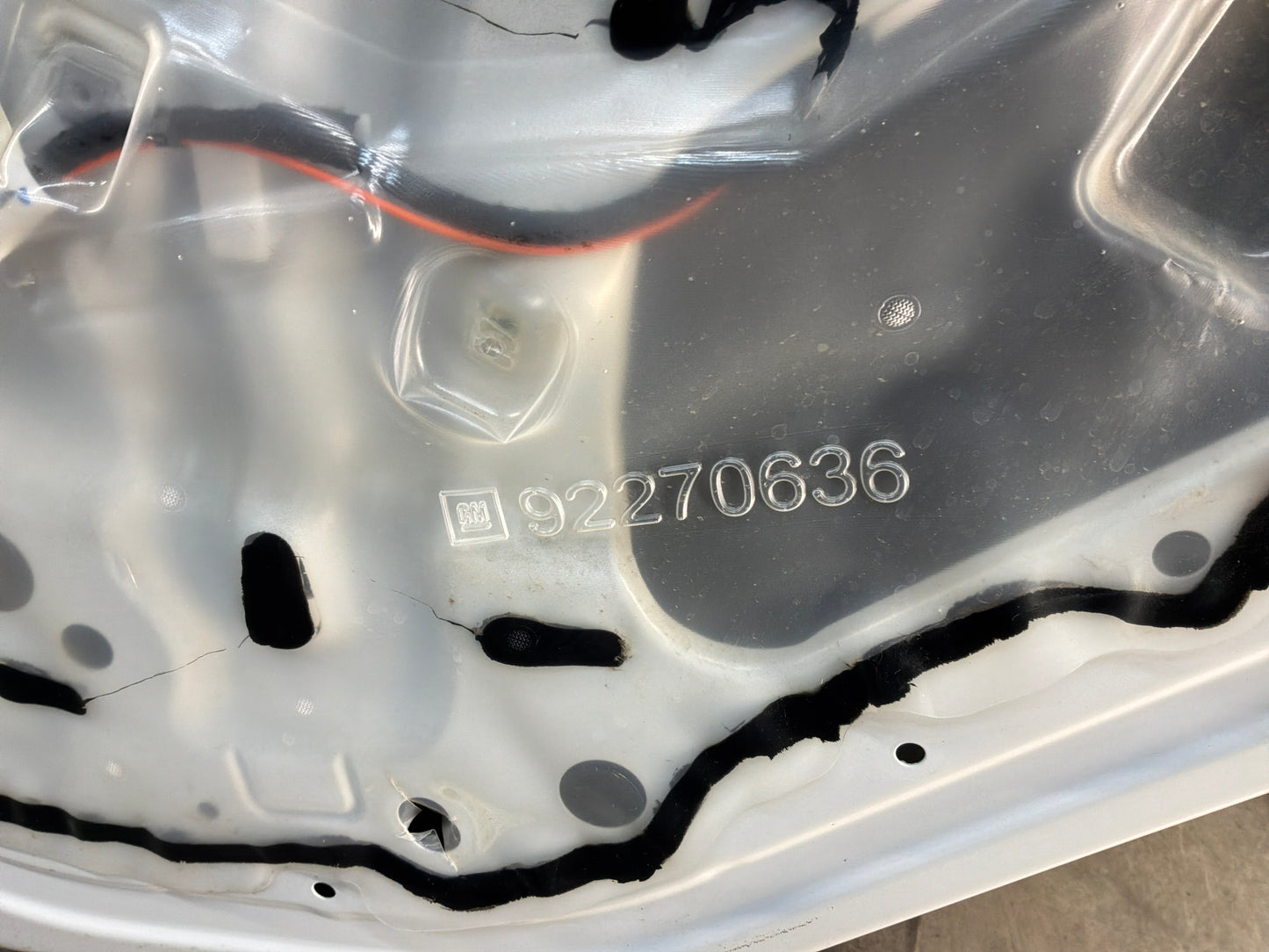 2016 Chevy Caprice PPV RH Passenger Rear Exterior Door White OEM