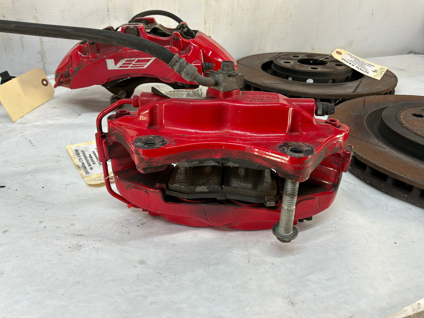 2013 Cadillac CTS-V Sedan Front & Rear Brake Caliper and Rotors - Day's Parts Yard