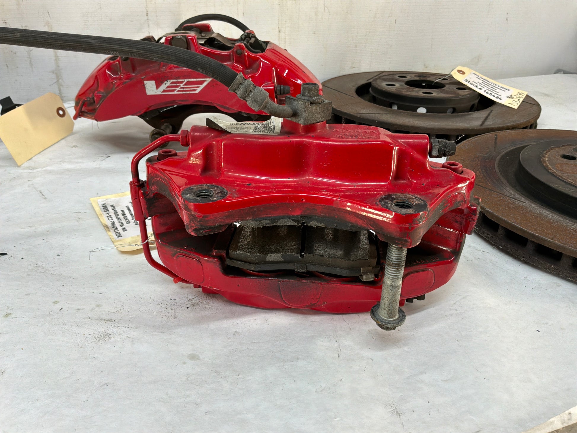 2013 Cadillac CTS-V Sedan Front & Rear Brake Caliper and Rotors - Day's Parts Yard