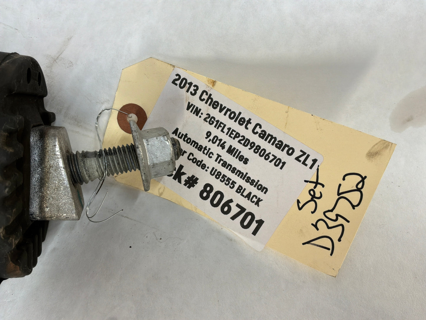 2013 Chevy Camaro ZL1 RH & LH Engine Motor Mounts OEM