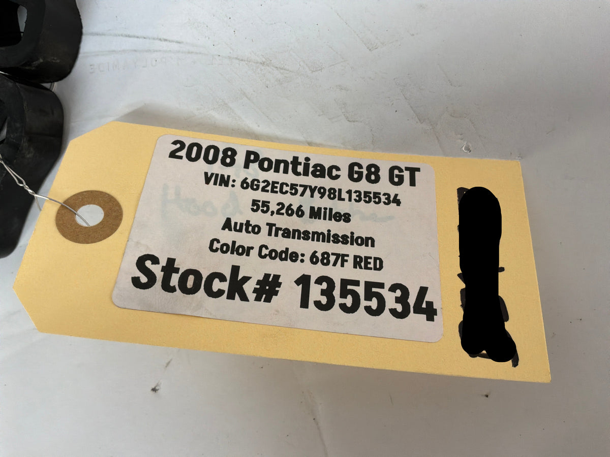 2008 Pontiac G8 GT Hood Rubbers Bumpers Stops OEM