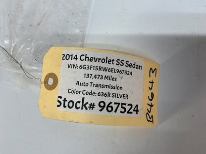 2014 Chevy SS Sedan Hood Strut Shock Bracket OEM