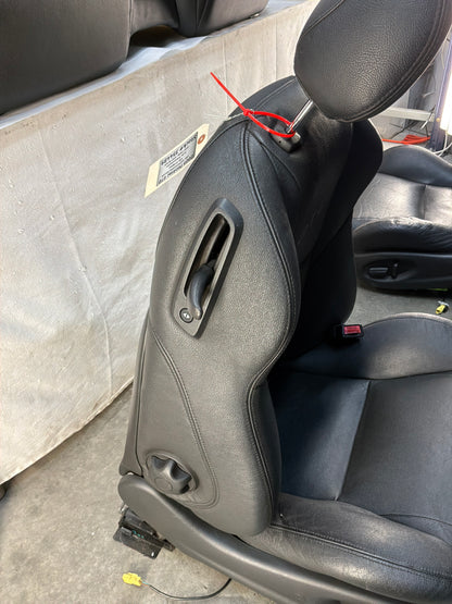 2005 Pontiac GTO Black Leather Front and Rear Seats Set OEM