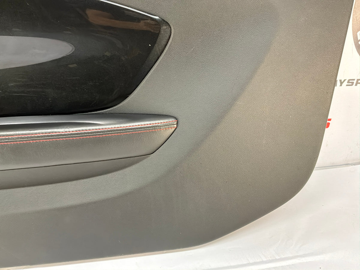 2013 Chevy Camaro ZL1 RH Passenger Carbon Flash Front Interior Door Panel Trim OEM