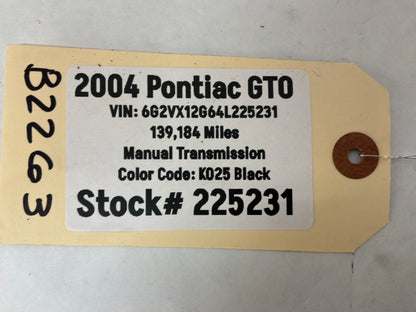 2004 Pontiac GTO Power Window Switch Control Button OEM