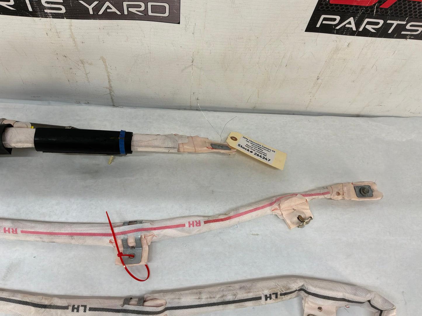 2014 Chevy Camaro SS RH & LH Curtain Airbag Air Bag OEM - Day's Parts Yard