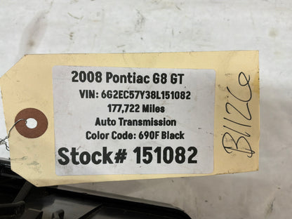 2008 Pontiac G8 GT Engine Bay Fuse Relay Wiring Junction Block Box Cover Lid OEM