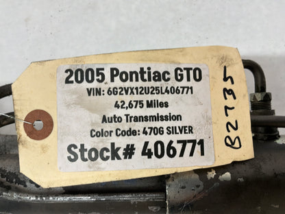 2005 Pontiac GTO Power Steering Rack and Pinion Gear Assembly OEM