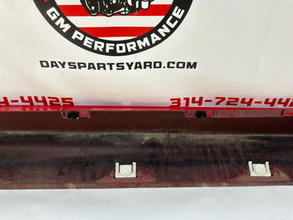 2008 Pontiac G8 GT LH Driver Rocker Molding Side Skirt Panel Trim Red OEM