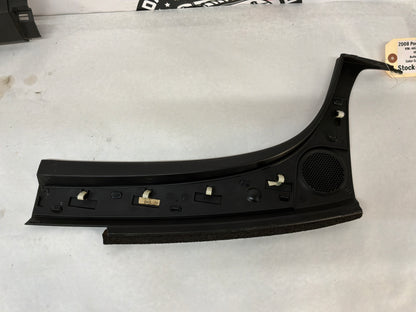 2008 Pontiac G8 Base RH & LH Dash Panels Center Cowl Defrost Trim Extensions OEM