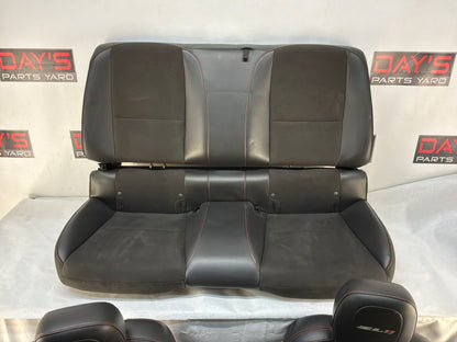 2014 Chevy Camaro ZL1 Seats Front and Rears Black Leather Suede OEM