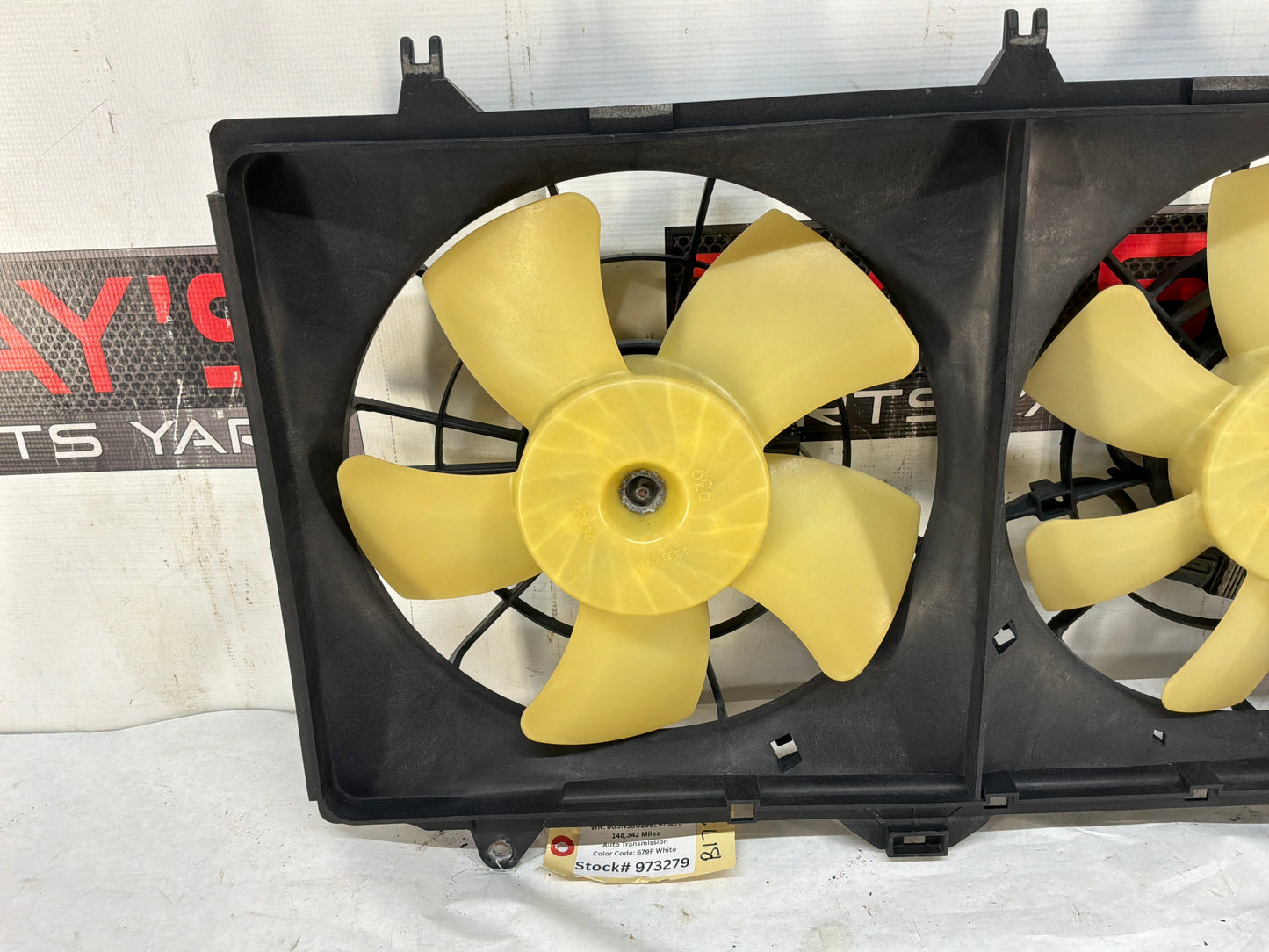 2014 Chevy Caprice PPV Radiator Duel Dual Electric Radiator Cooling Fans OEM