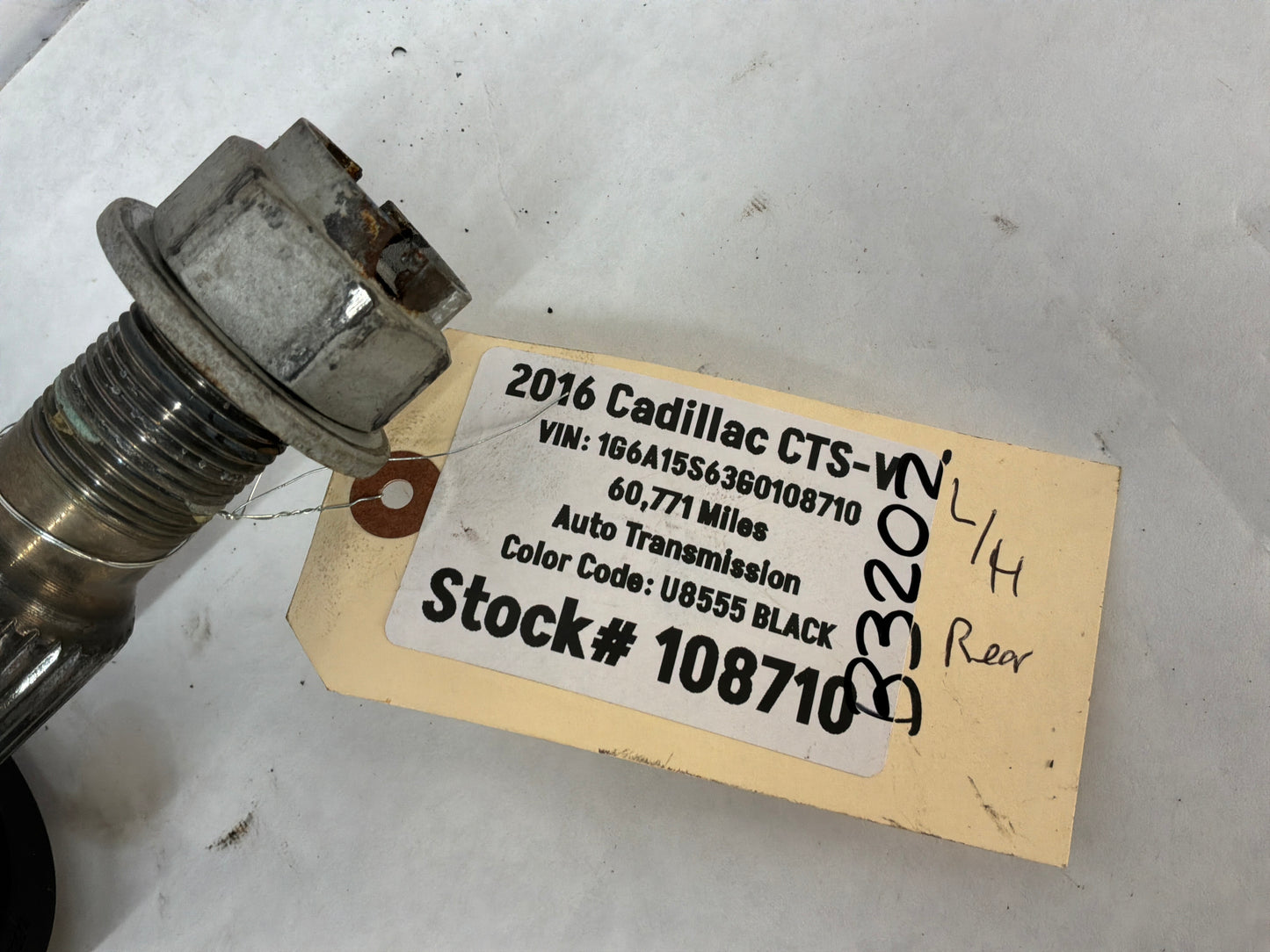 2016 Cadillac CTS-V LH Driver Rear CV Axle Half Shaft OEM