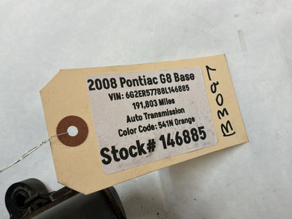 2008 Pontiac G8 Base Fuse Box w/ Lid Cover OEM