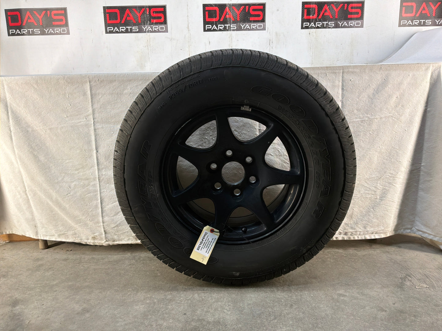 2012 Chevy Avalanche Goodyear Spare Tire 265/70R17