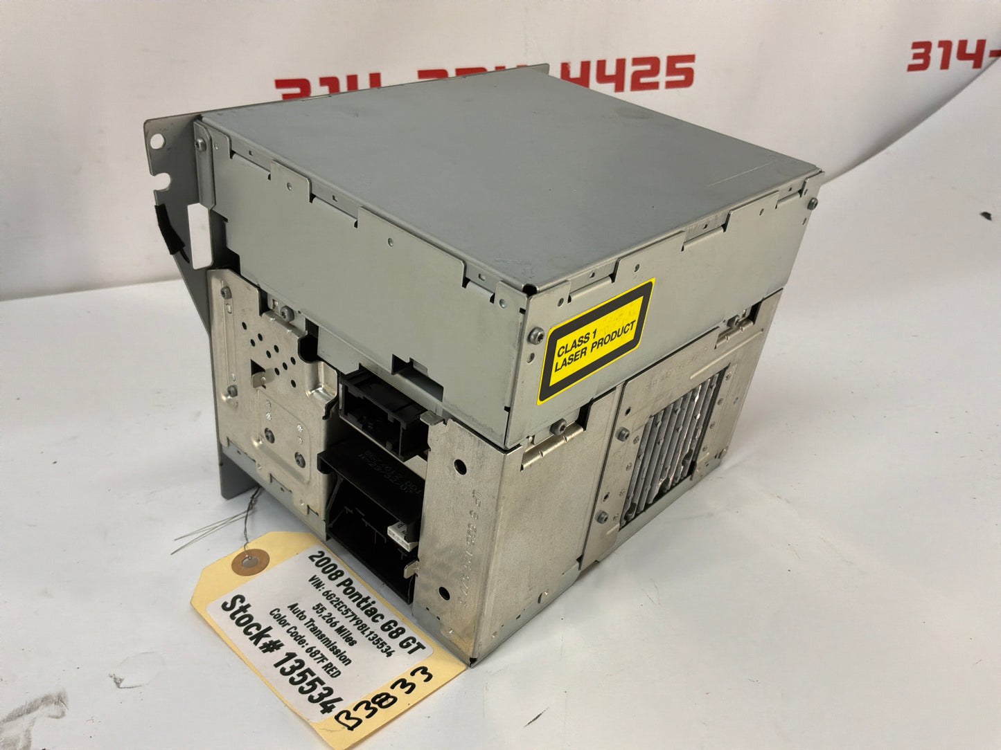2008 Pontiac G8 GT C/D Radio Receiver Stereo Blaupunkdt Head Unit OEM