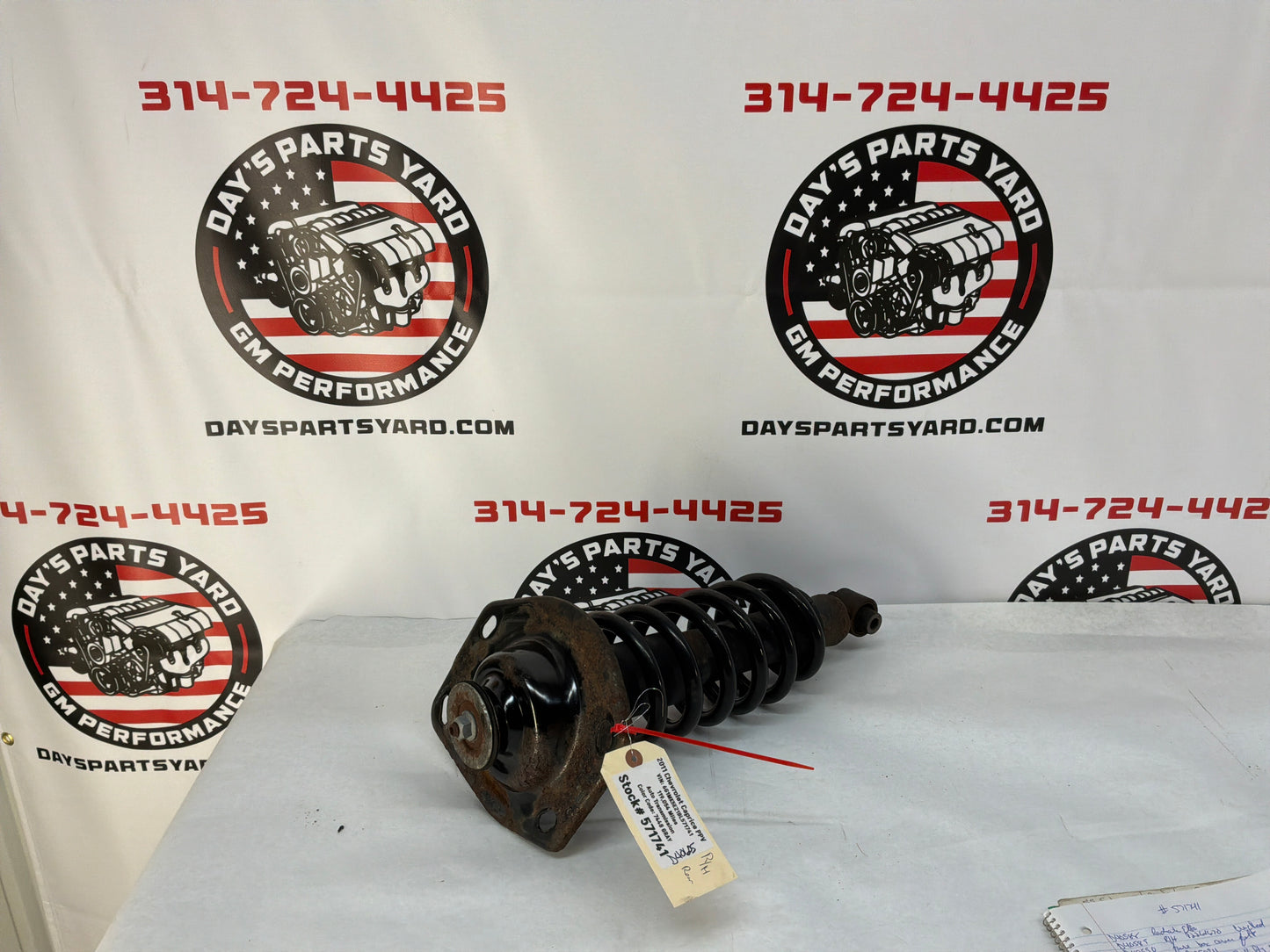 2011 Chevy Caprice PPV RH Passenger Rear Suspension Shock Strut Absorber Assembly OEM