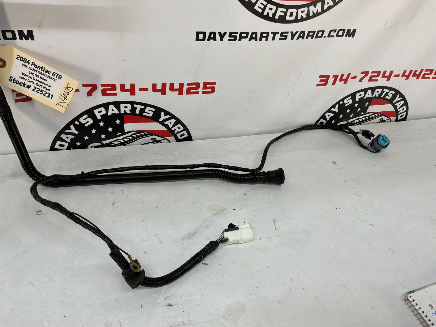2004 Pontiac GTO Evap Emission Pipe and Wire Harness OEM