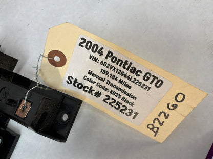 2004 Pontiac GTO Radio Mount Center Housing OEM