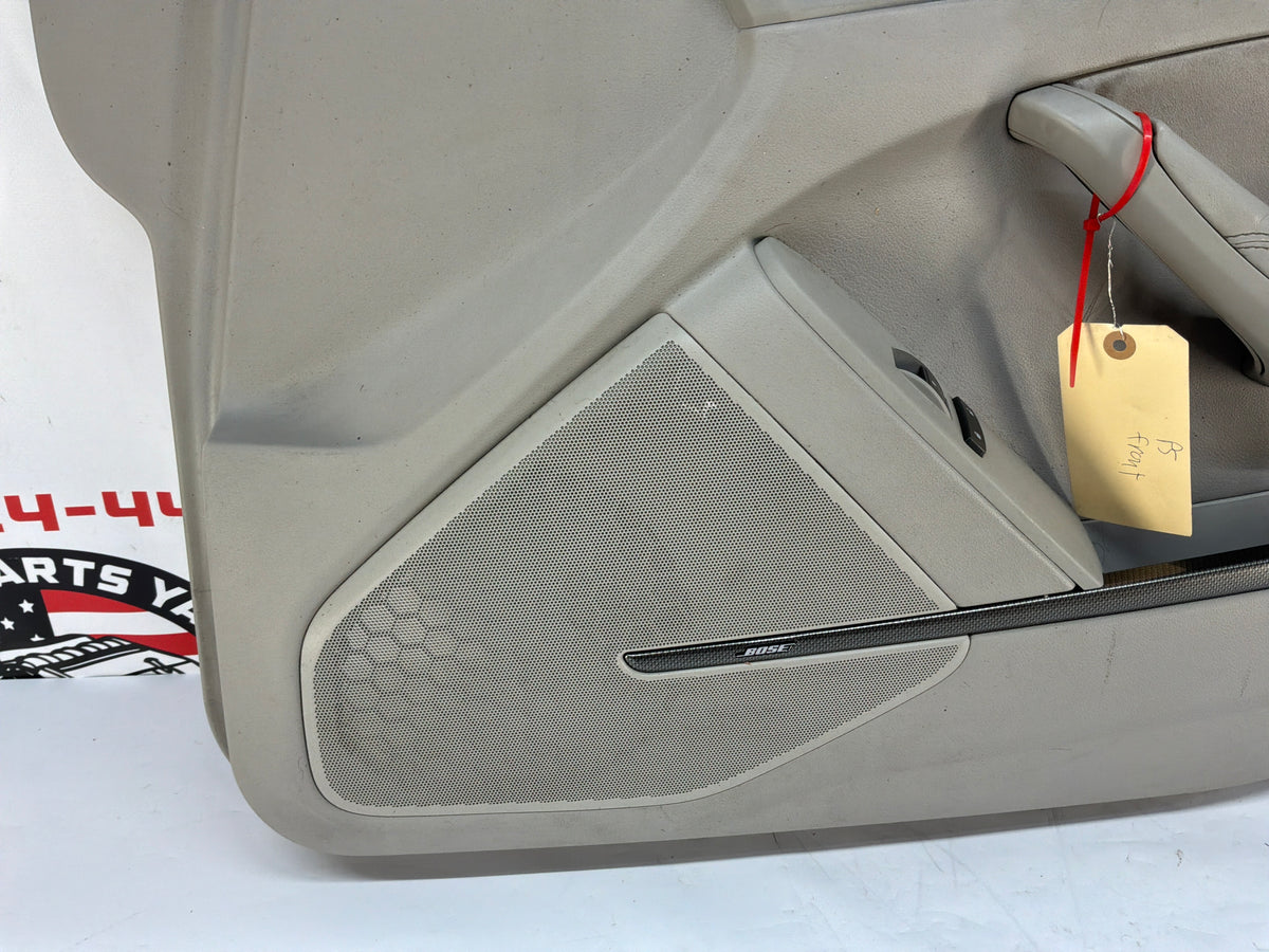 2009 Cadillac CTS-V RH Passenger Front Interior Door Panel OEM Titanium