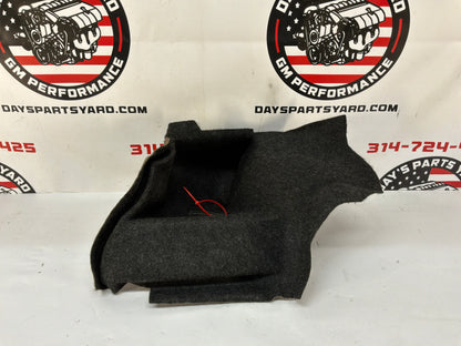 2002 Chevy Camaro Z28 RH Passenger Trunk Hatch Cargo Carpet Felt Trim Panel OEM
