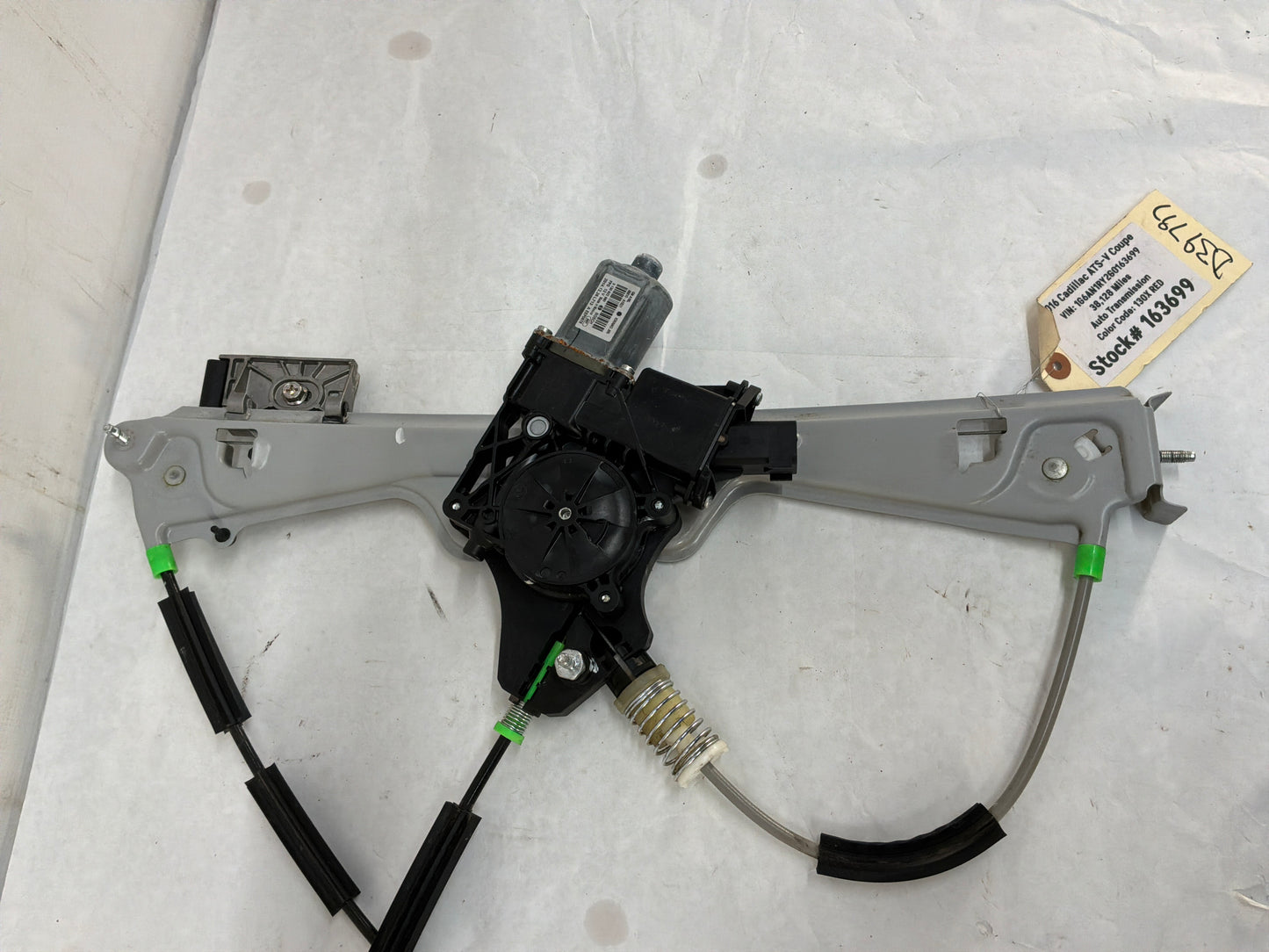 2016 Cadillac ATS-V Coupe LH Driver Front Window Regulator Motor OEM