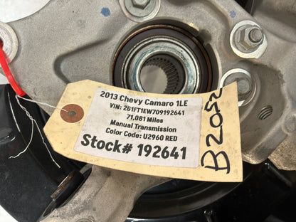 2013 Chevy Camaro 1LE RH Passenger Rear Spindle Knuckle Hub Wheel Bearing OEM