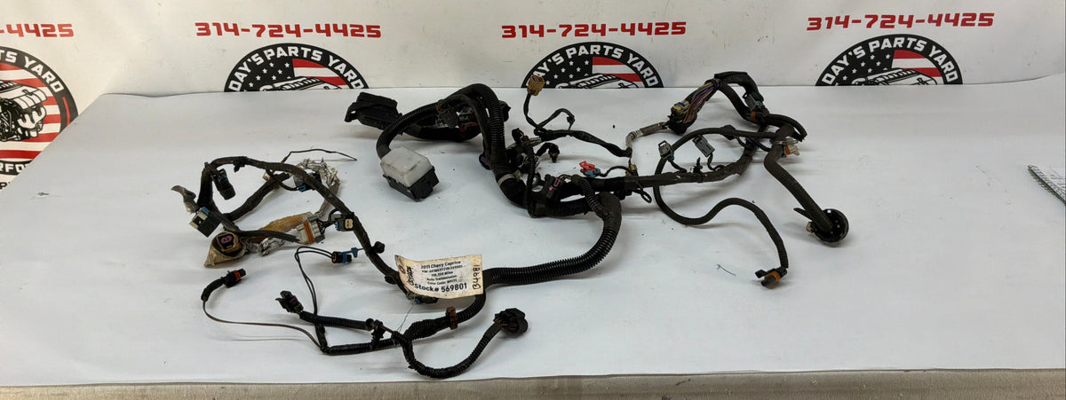2011 Chevy Caprice Engine Motor Transmission Wire Wiring Harness OEM