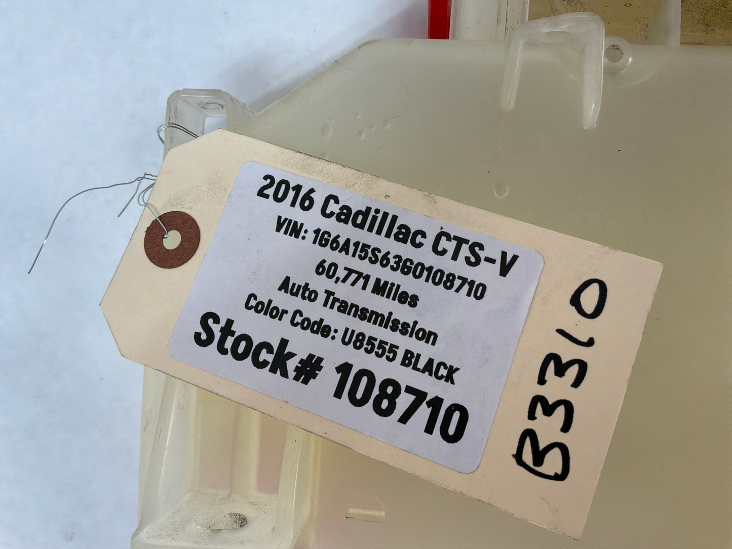 2016 Cadillac CTS-V Engine Coolant Radiator Surge Recovery Reservoir Tank OEM