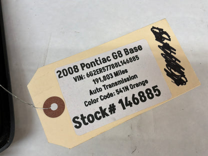 2008 Pontiac G8 Base Overhead Console Roof Dome Light Sunroof Switch Assembly OEM