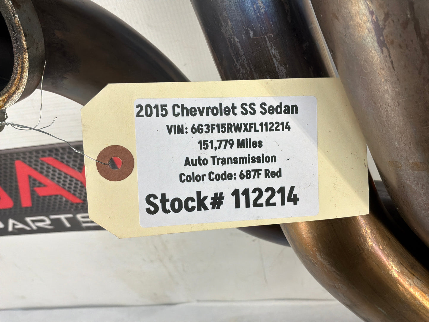 2015 Chevy SS Sedan Speed Engineering Long Tube Exhaust Headers OEM