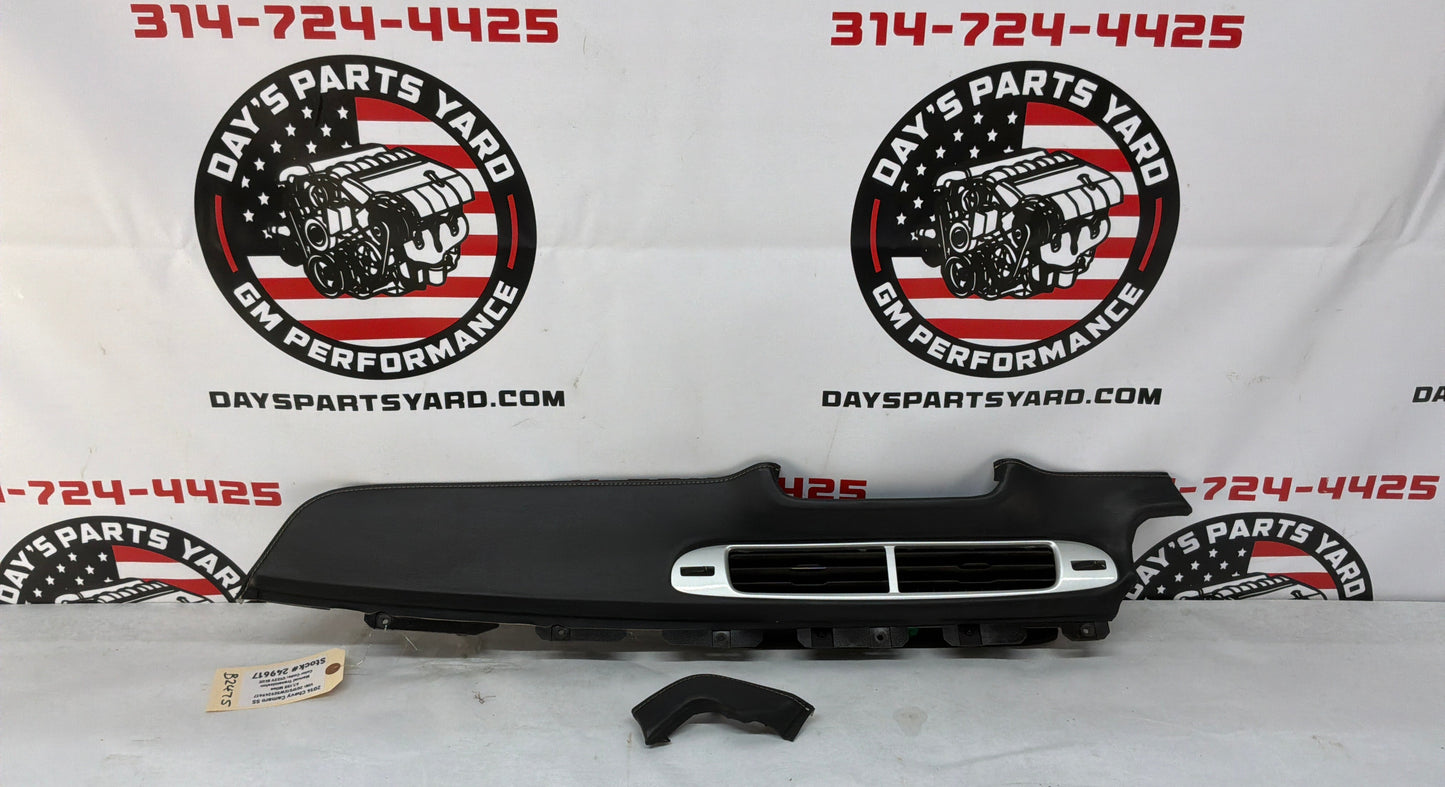 2014 Chevy Camaro SS Leather Dash Vent Trim Molding Panel Insert OEM